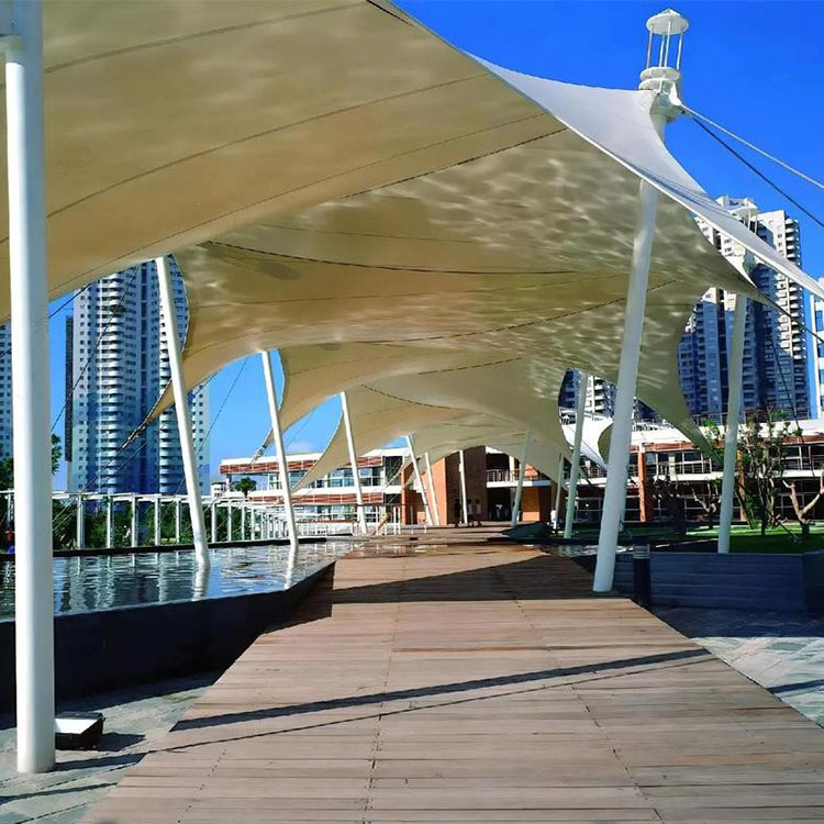 曲阜县膜结构景观棚